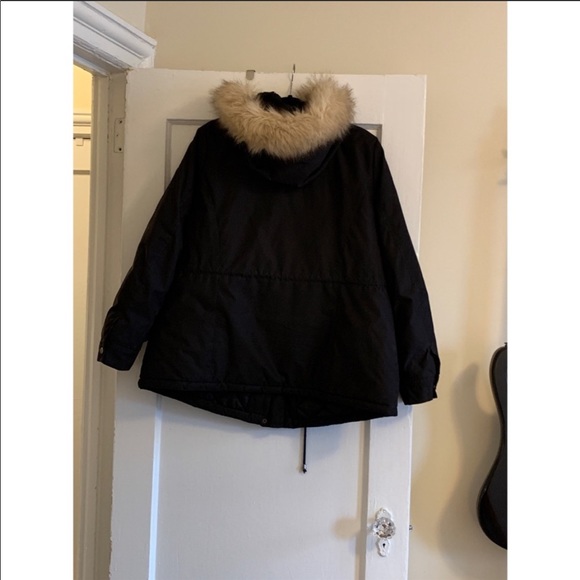 Torrid Sz 0 Twill Sherpa Lined Anorak Coat - Picture 3 of 5